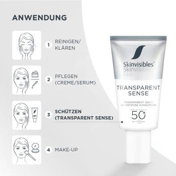 Skinvisibles Transparent Sense Fluid SPF 50 50 ml
