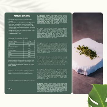 Matcha-Tee-Pulver Bio - 90 Gramm