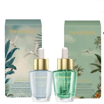 PHYRIS TIME RELEASE Hyaluron & Collagen Duo – Morgens Feuchtigkeit, abends Festigkeit | 2 × 50 ml