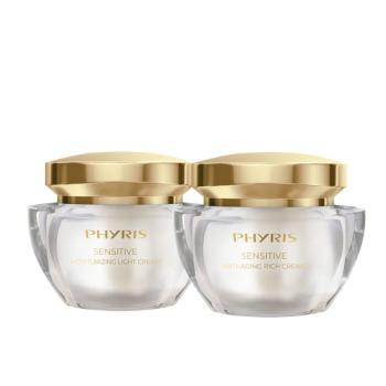 PHYRIS SENSITIVE Cream Duo – Moisturizing Light Cream & Anti-Aging Rich Cream