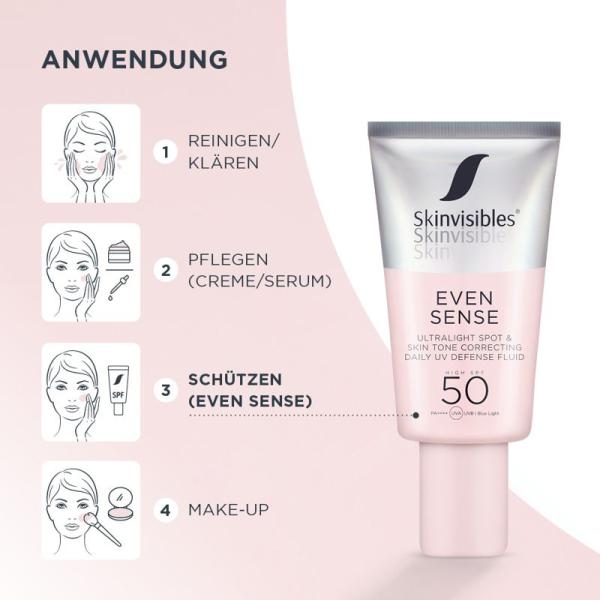 Skinvisibles Even Sense Fluid SPF 50 50 ml