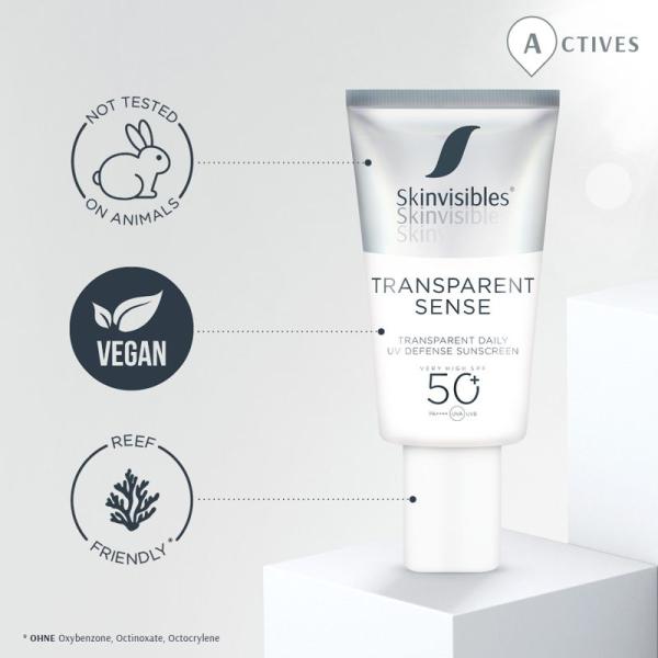 Skinvisibles Transparent Sense Fluid SPF 50 50 ml