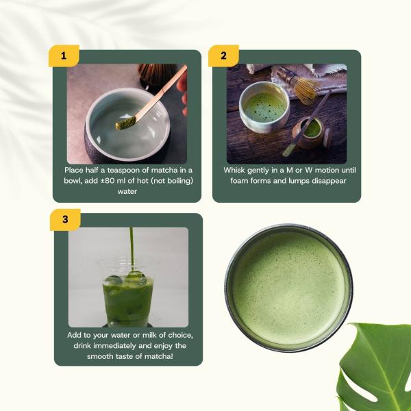 Matcha-Tee-Pulver Bio - 90 Gramm